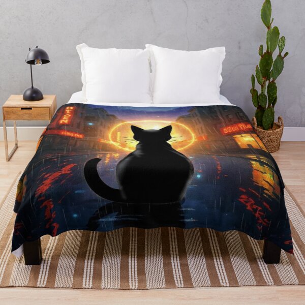 Item preview, Night Watcher - Feline Protector (NO TEXT) designed and sold by CleverCulture.