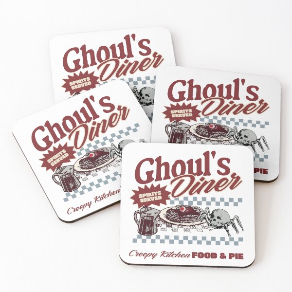 Item preview, Ghoul’s Diner – Creepy Cute Retro Halloween Design designed and sold by Wander-made Wonders .