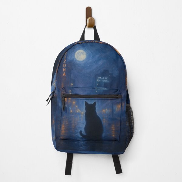 Item preview, Moonlit Watcher - Feline Protector (NO TEXT)  designed and sold by CleverCulture.