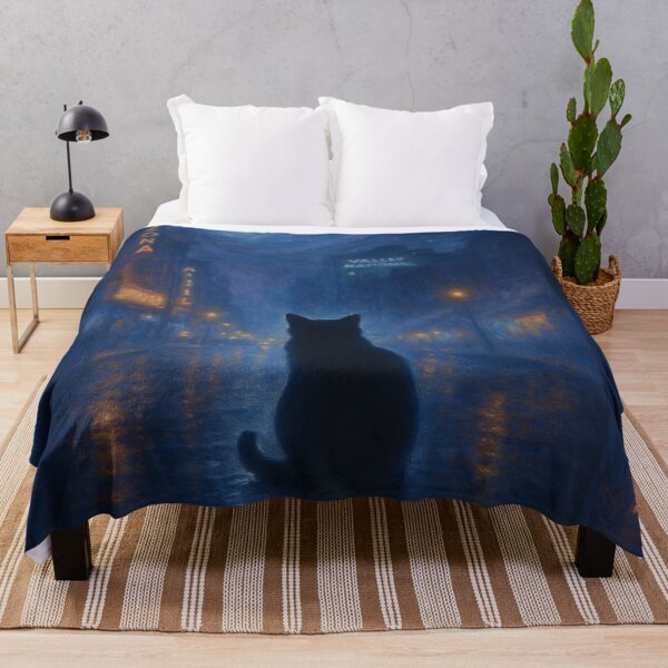 Item preview, Moonlit Watcher - Feline Protector (NO TEXT) designed and sold by CleverCulture.