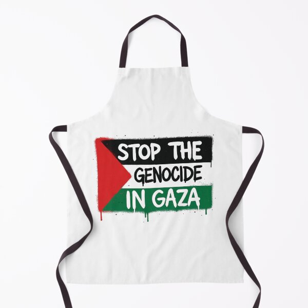 Item preview, Stop the Genocide in Gaza Graffiti Protest Demo Free Palestine Flag designed and sold by Annika Shurafa.