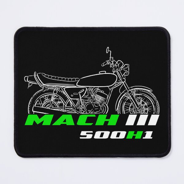 Item preview, Kawasaki 500 Mach III H1 1973-1975 for bikers, Motorcycle designed and sold by ThrottleArts.
