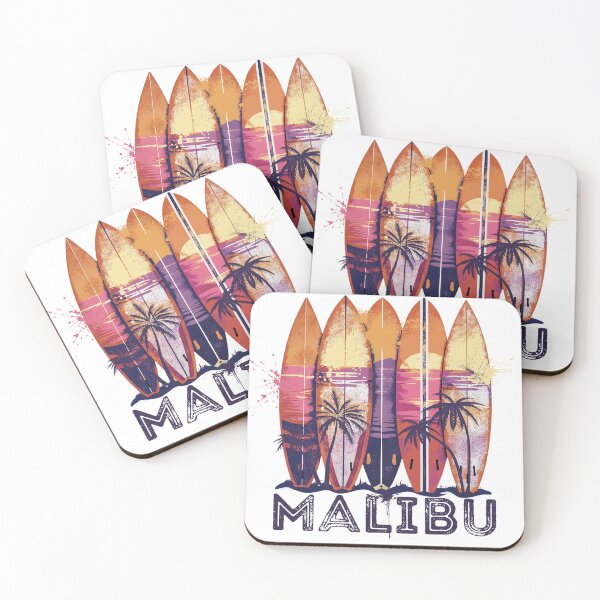 Item preview, Malibu Beach Surfboard designed and sold by Nacho Average Designs.
