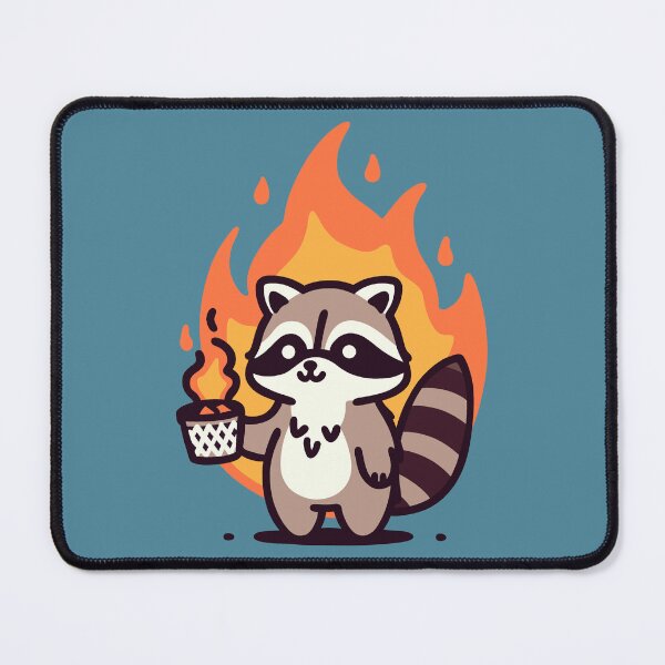 Item preview, Trash Panda is Fine with blue background  designed and sold by Dubber-Designs.