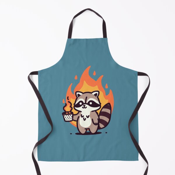 Item preview, Trash Panda is Fine with blue background designed and sold by Dubber-Designs.