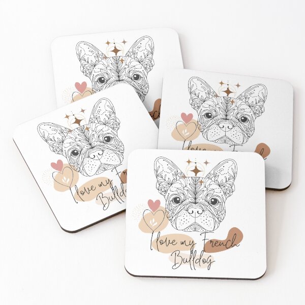 Item preview, Minimalist Line Boho French Bulldog designed and sold by Nacho Average Designs.