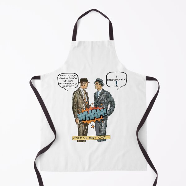 Item preview, Barber-queue - Office Humor, Dad Joke designed and sold by SSustainable.
