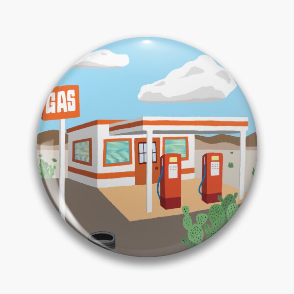 Artikelvorschau, Death Valley Tankstelle entworfen und verkauft von Scotts Bad Art for Bad People.