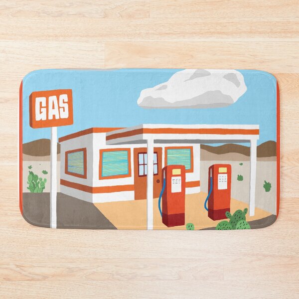 Artikelvorschau, Death Valley Tankstelle entworfen und verkauft von Scotts Bad Art for Bad People.