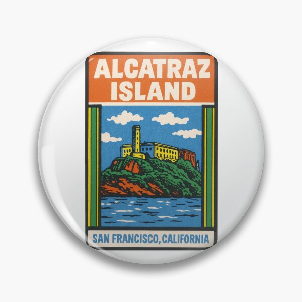 Item preview, Alcatraz Island Vintage Style Decal designed and sold by Decal Mania.