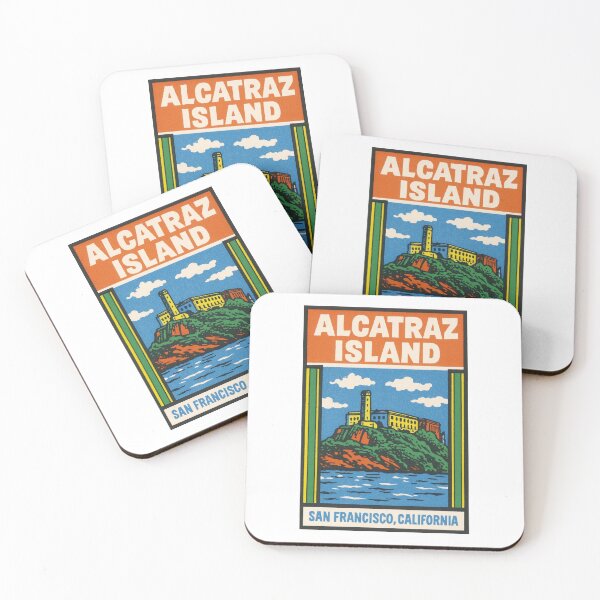 Item preview, Alcatraz Island Vintage Style Decal designed and sold by Decal Mania.