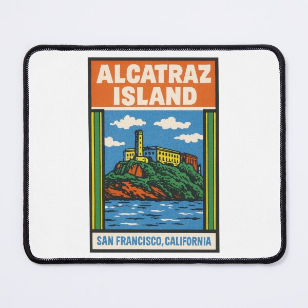Item preview, Alcatraz Island Vintage Style Decal designed and sold by Decal Mania.