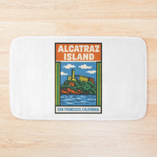 Item preview, Alcatraz Island Vintage Style Decal designed and sold by Decal Mania.