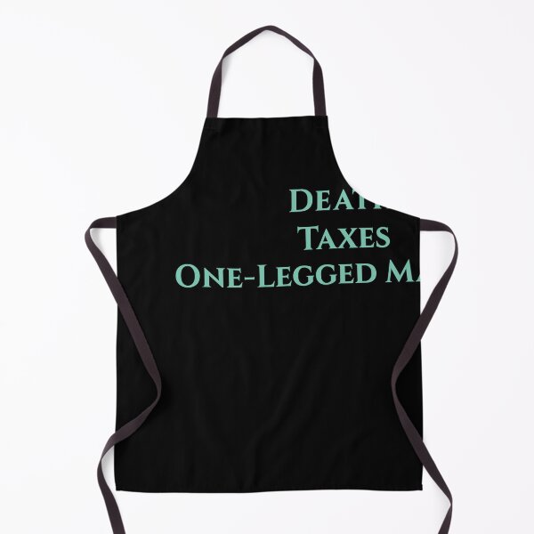Item preview, Death, Taxes, One Legged Marine designed and sold by SnarkoClothes.