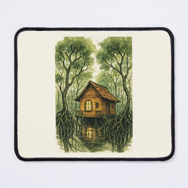 Item preview, Mangrove Cabin - Peaceful Nature View vibe designed and sold by Sarcastic designs.