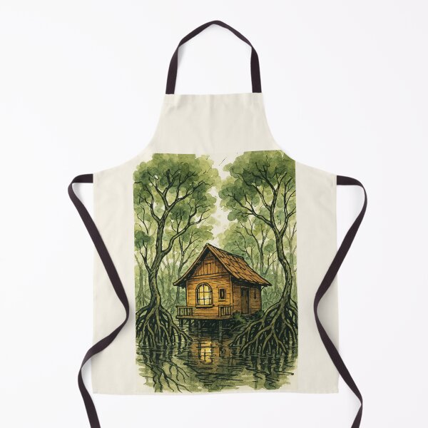 Item preview, Mangrove Cabin - Peaceful Nature View vibe designed and sold by Sarcastic designs.