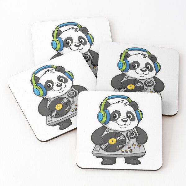 Item preview, PandaDJ – The Funky Panda DJ designed and sold by Lin's Art Lab.