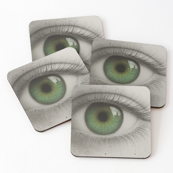 Item preview, Realistic Hazel Green Eye Drawing | Hyper-Detailed Pencil Artwork designed and sold by Line Designs By Duck.