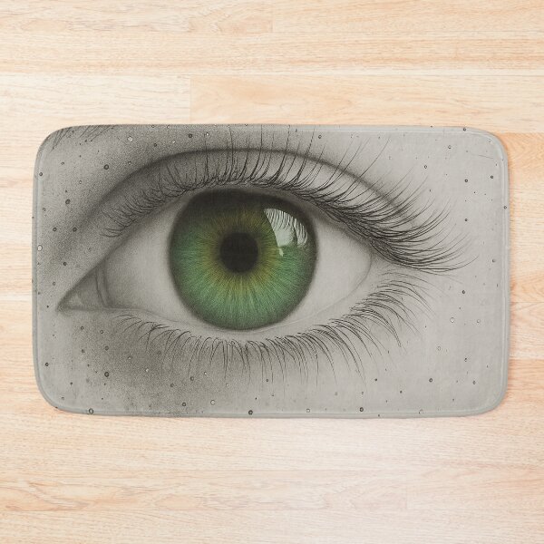 Item preview, Realistic Hazel Green Eye Drawing | Hyper-Detailed Pencil Artwork designed and sold by Line Designs By Duck.