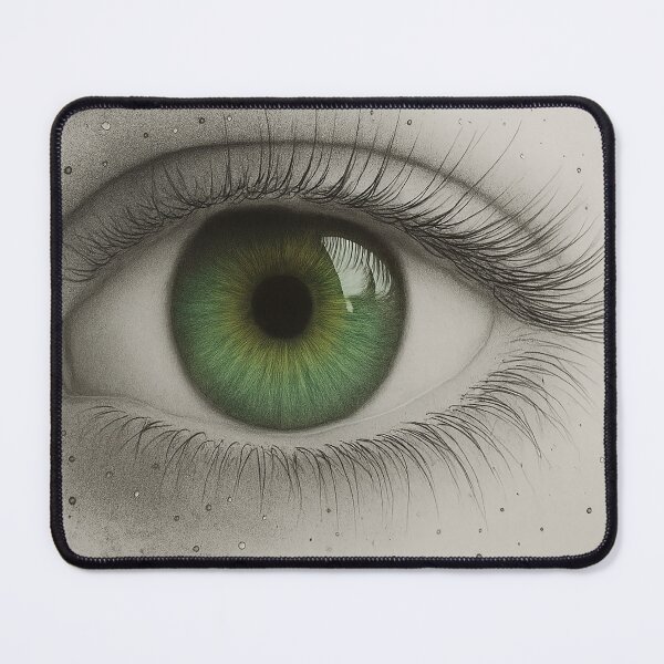 Item preview, Realistic Hazel Green Eye Drawing | Hyper-Detailed Pencil Artwork designed and sold by Line Designs By Duck.