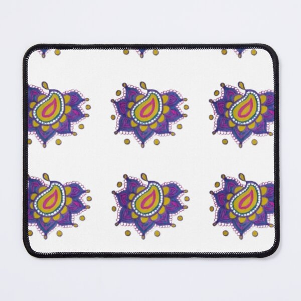 Item preview, Colorful Paisley Mandala Pattern – Festive Boho Vibes designed and sold by BulletKitty82.