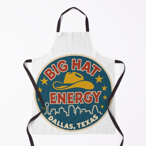 Aperçu de l'œuvre Autocollant de style vintage Big Hat Energy créée et vendue par Decal Mania.