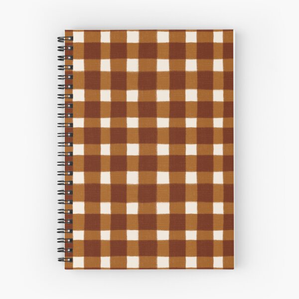 Item preview, Brown Autumn Gingham Plaid Pattern – Rustic Farmhouse Halloween Fall Cozy Check designed and sold by carlyxdesigns.