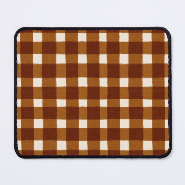 Item preview, Brown Autumn Gingham Plaid Pattern – Rustic Farmhouse Halloween Fall Cozy Check designed and sold by carlyxdesigns.