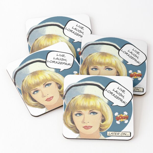 Item preview, Live, Laugh, Lorazepam! Nurse Humor designed and sold by SSustainable.