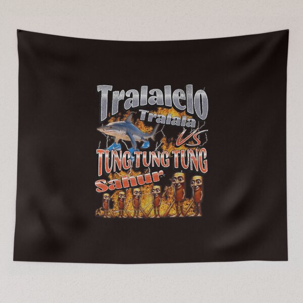 Item preview, Tralalelo Tralala VS Tung Tung Tung Sahur designed and sold by DaGraphixPlug.