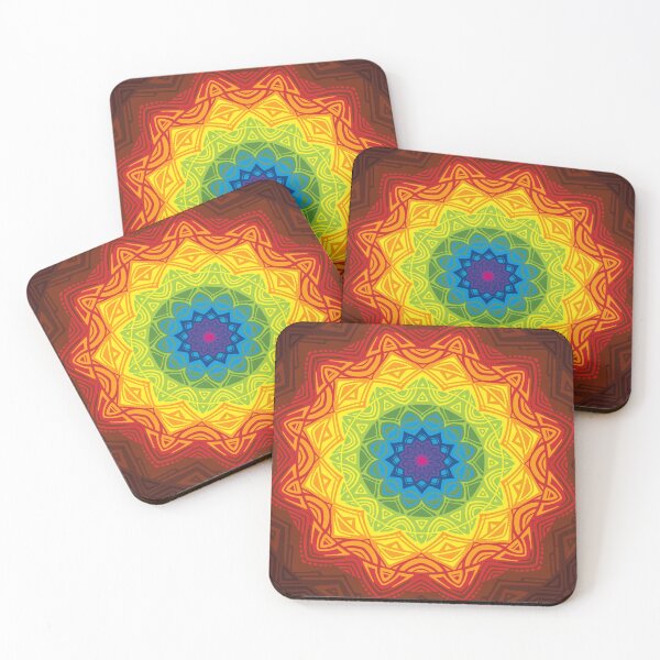 Item preview, Rainbow Mandala Sunburst designed and sold by Dawn Anthes.