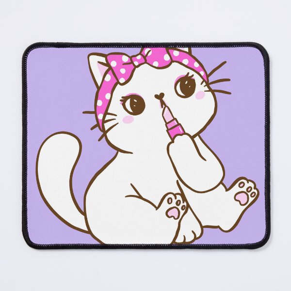 Item preview, Cat Got Your Glam? – Sassy Kawaii Cat designed and sold by smeraldosecrets.