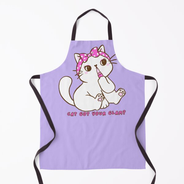 Item preview, Cat Got Your Glam? – Sassy Kawaii Cat designed and sold by smeraldosecrets.