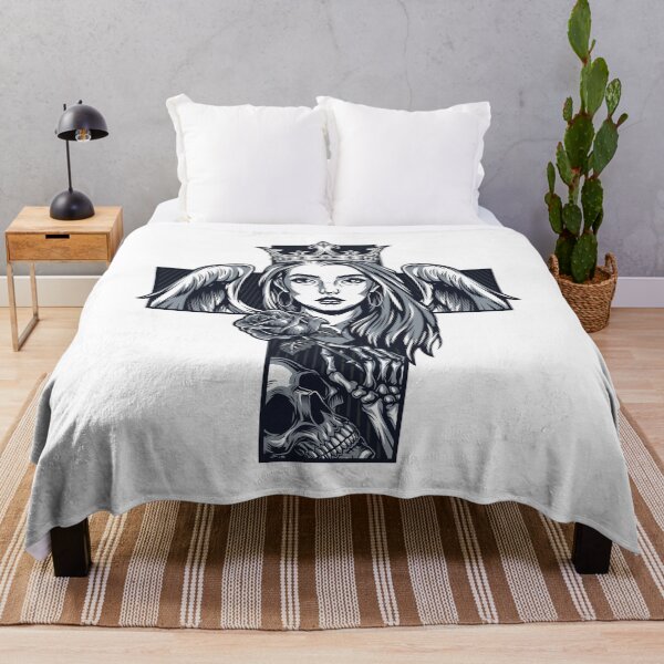 Item preview, Cross Shape Chicano Girl designed and sold by DesignsbyChino.