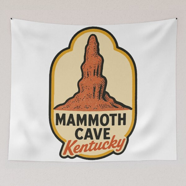 Item preview, Mammoth Cave Vintage Style Decal designed and sold by Decal Mania.