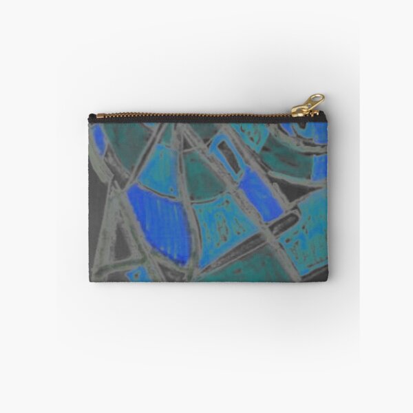 Item preview, very blue black light round abstract design designed and sold by SmashingDeals.