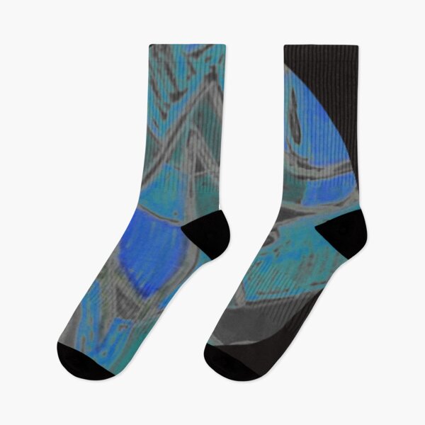 Item preview, very blue black light round abstract design designed and sold by SmashingDeals.
