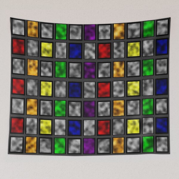 Item preview, Rainbow Gray Tiles designed and sold by DawnKJ.