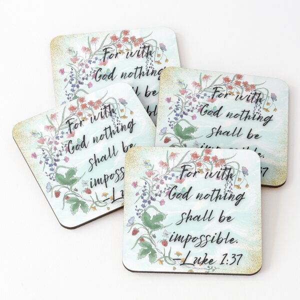 Item preview, Luke 1:37 designed and sold by DeeFran Designs.