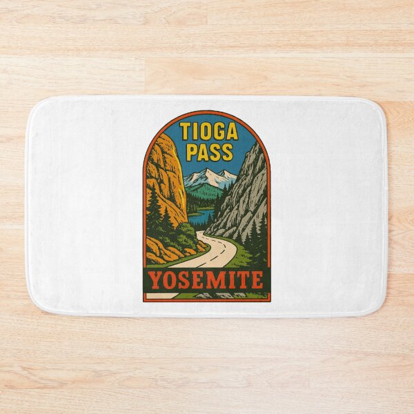 Item preview, Tioga Pass Vintage Style Decal designed and sold by Decal Mania.