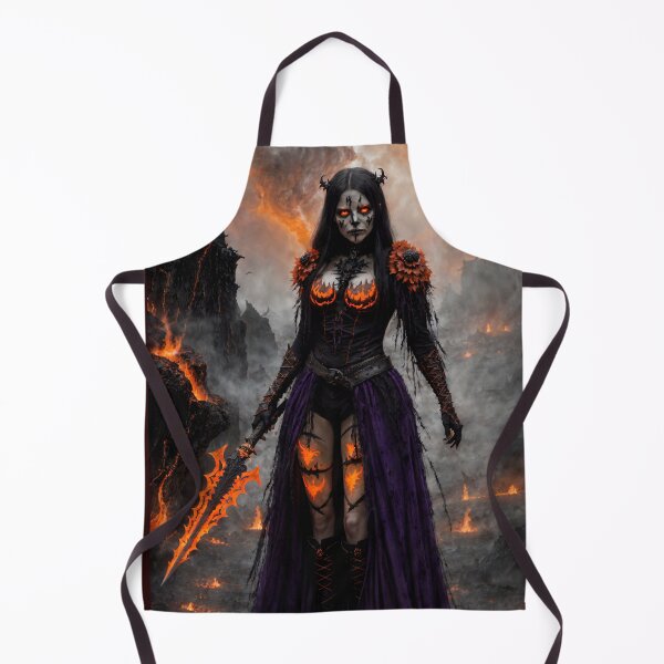 Item preview, Hellfire Bride of Halloween – Dark Fantasy Witch Artwork designed and sold by GempArt.