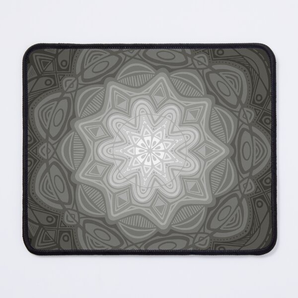 Item preview, Grayscale Cloud Focus Mandala designed and sold by Dawn Anthes.