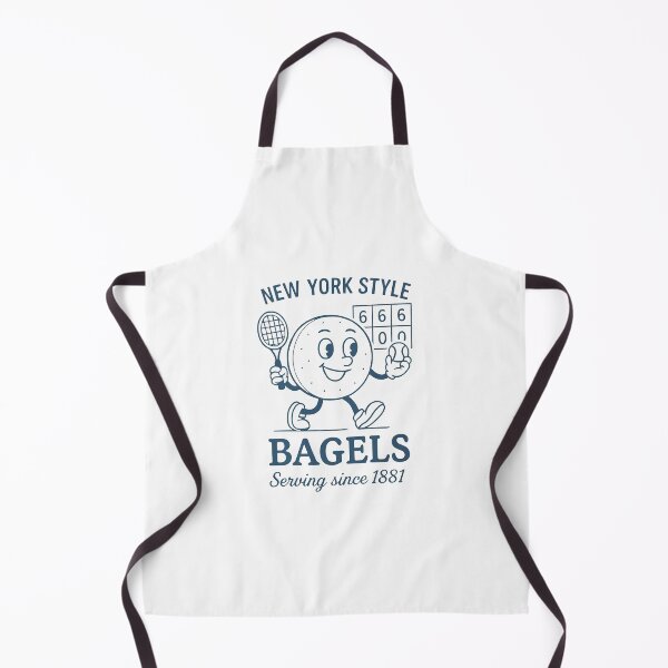 Item preview, US Open Tennis Bagel - New York Style Bagels Serving Since 1881 - Funny Tennis designed and sold by FmStyleArt.