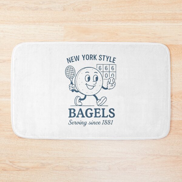 Item preview, US Open Tennis Bagel - New York Style Bagels Serving Since 1881 - Funny Tennis designed and sold by FmStyleArt.