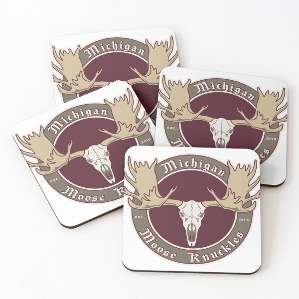 Aperçu de l'œuvre Michigan Moose Knuckles - Logo principal créée et vendue par Mosheauch.