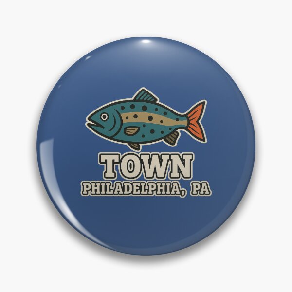 Item preview, Fishtown Philadelphia Fish Logo | Philly Neighborhood Pride Design designed and sold by CitySpoken.