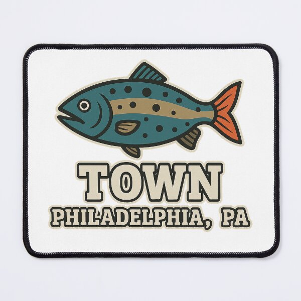 Item preview, Fishtown Philadelphia Fish Logo | Philly Neighborhood Pride Design designed and sold by CitySpoken.