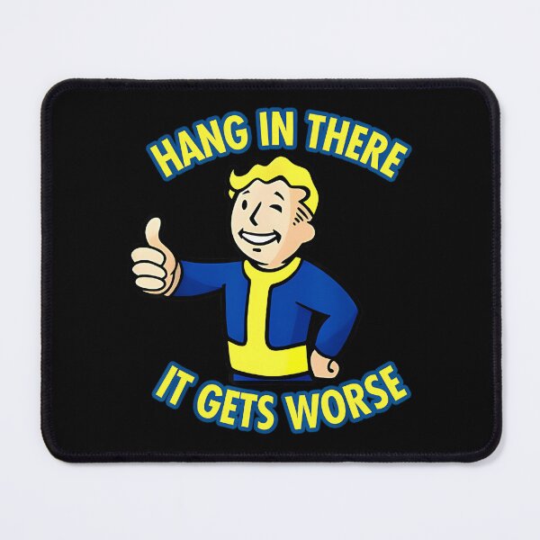 Item preview, Hang In There It Gets Worse Sarcastic Humor designed and sold by MoGreenfelder.