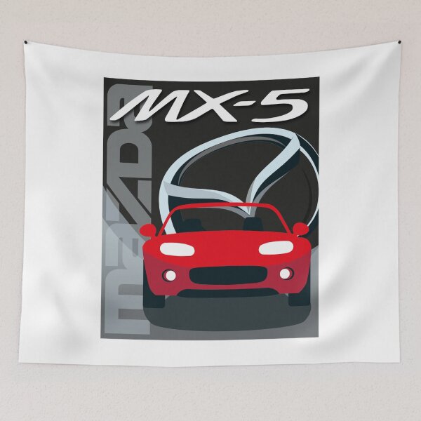 Item preview, Red Mazda Mx5 logo  designed and sold by Ileilliamson.