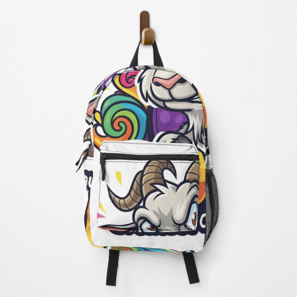 Item preview, Goat - Greatest Of All Time Cartoon Mascot Logo designed and sold by Ileilliamson.